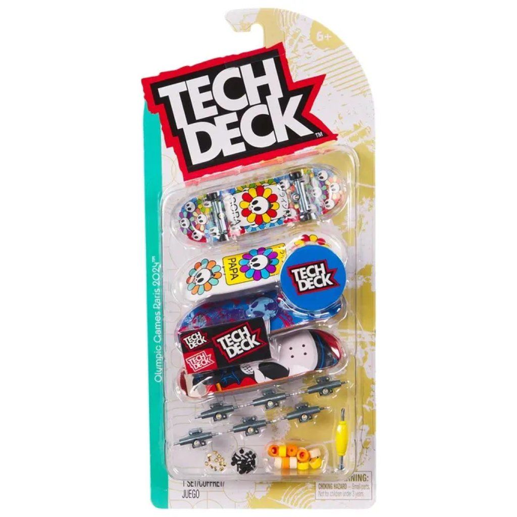 Spin Master Tech Deck Paris 2024 – Set 4 Fingerboard Spin Master Tech Deck Paris 2024 – Set 4 Fingerboard