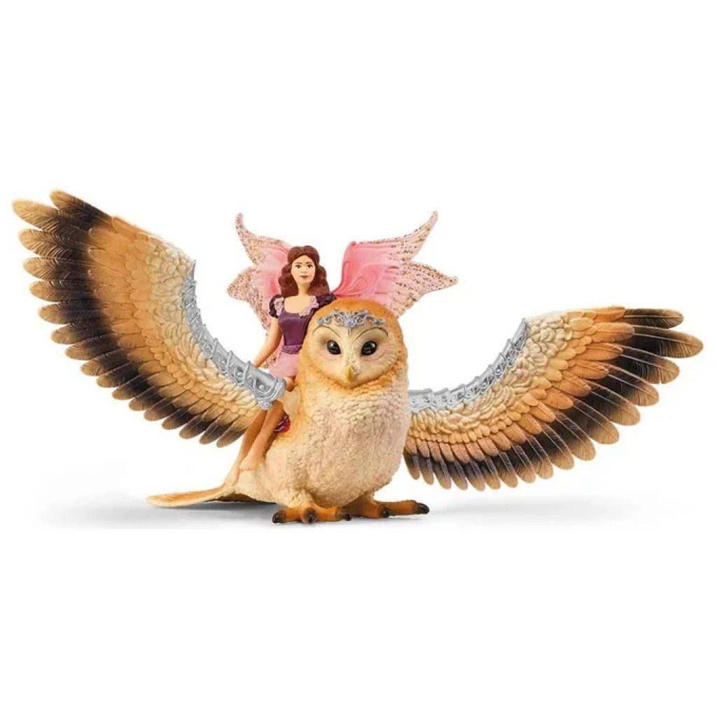 Schleich Bayala Fata in Volo sul Gufo Glam-Owl