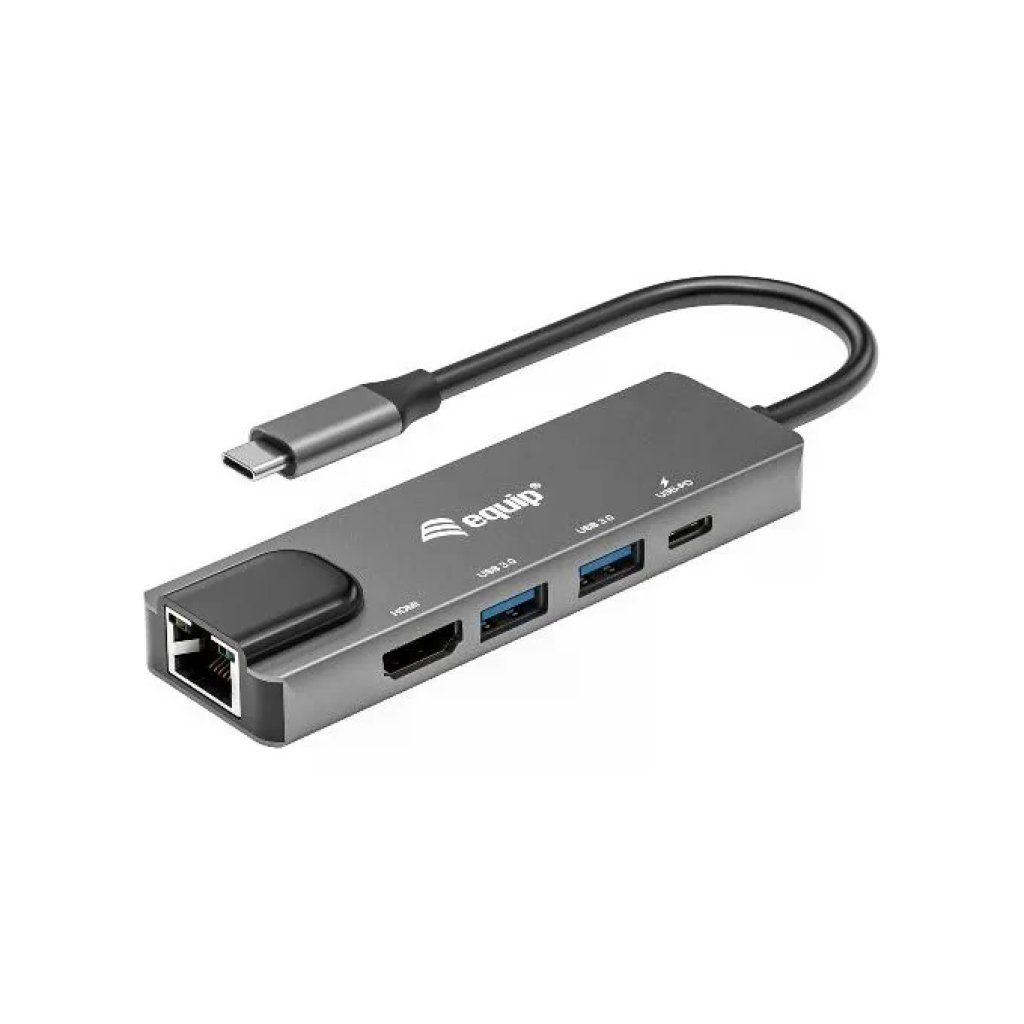 Conceptronic Hub USB-C 5 in 1 con HDMI 4K, Ethernet Gigabit e PD 100 W