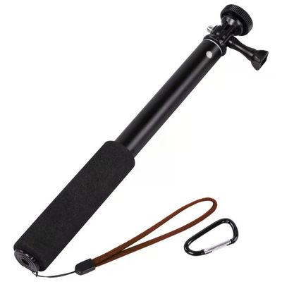 Hama Selfie 90 – Asta selfie in metallo per GoPro e action cam, 30–90 cm