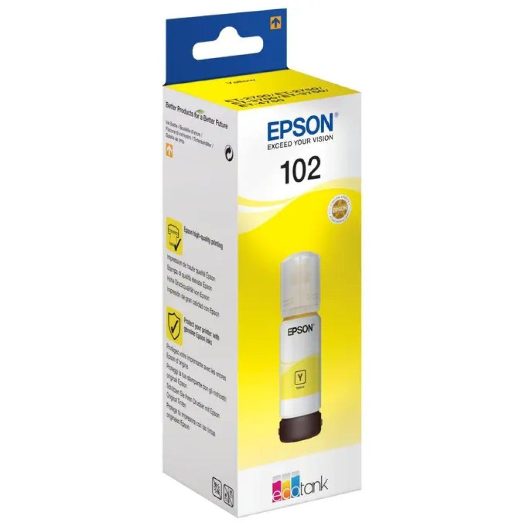 Epson 102 C13T03R440 Inchiostro Giallo EcoTank 70 ml