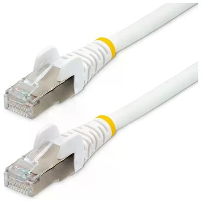 StarTech.com Cavo Ethernet Cat 6A S/FTP RJ45, 3 m, bianco, LSZH, 10GbE, PoE++ 100 W