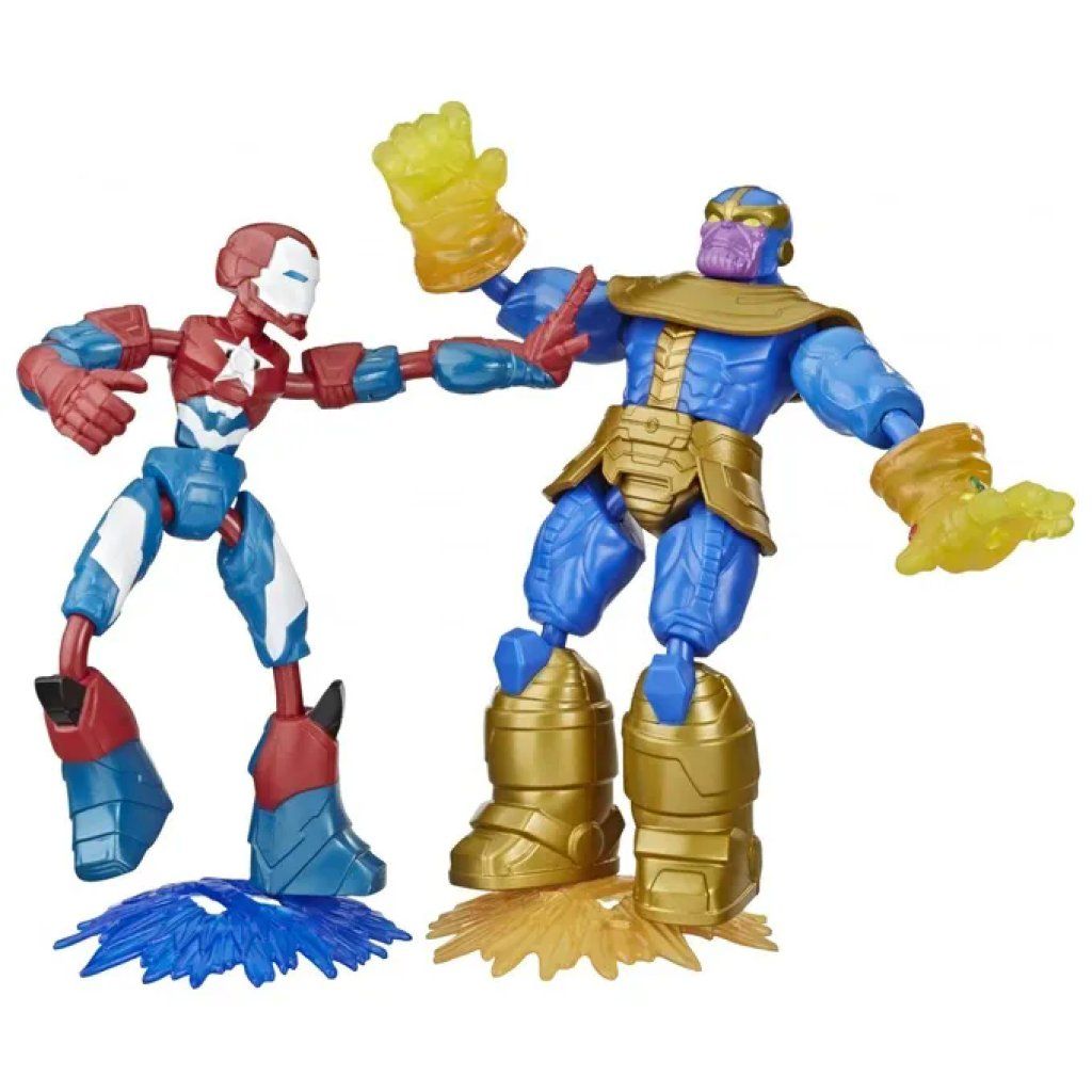 Hasbro Avengers Bendy Figure Dual Pack – 2 personaggi snodabili Hasbro Avengers Bendy Figure Dual Pack – 2 personaggi snodabili