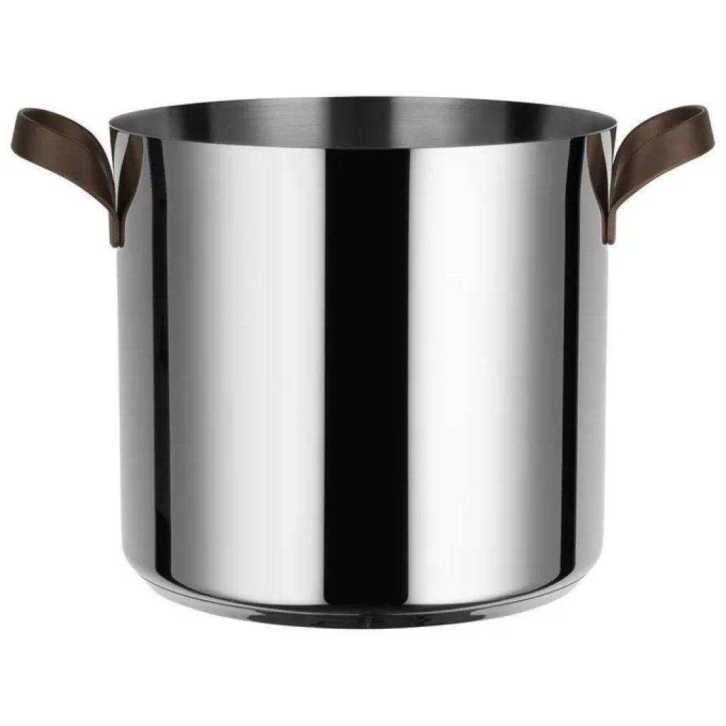 Alessi PU100-24 EDO Pentola 24 cm in acciaio inox per induzione colore Acciaio inox