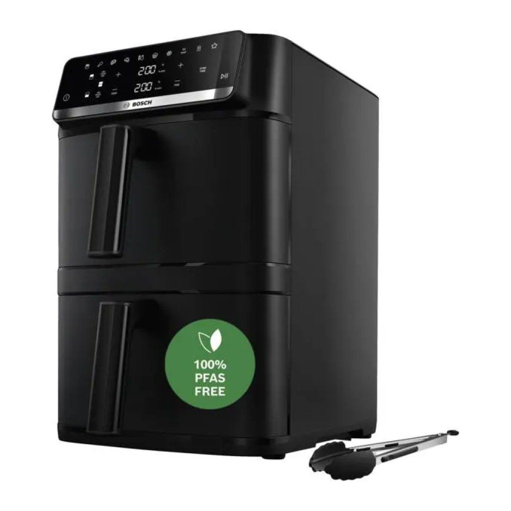 Bosch Serie 6 MAFD661B7 Friggitrice ad Aria Doppia 12 L, 2800 W, Nero Bosch Serie 6 MAFD661B7 Friggitrice ad Aria Doppia 12 L, 2800 W, Nero