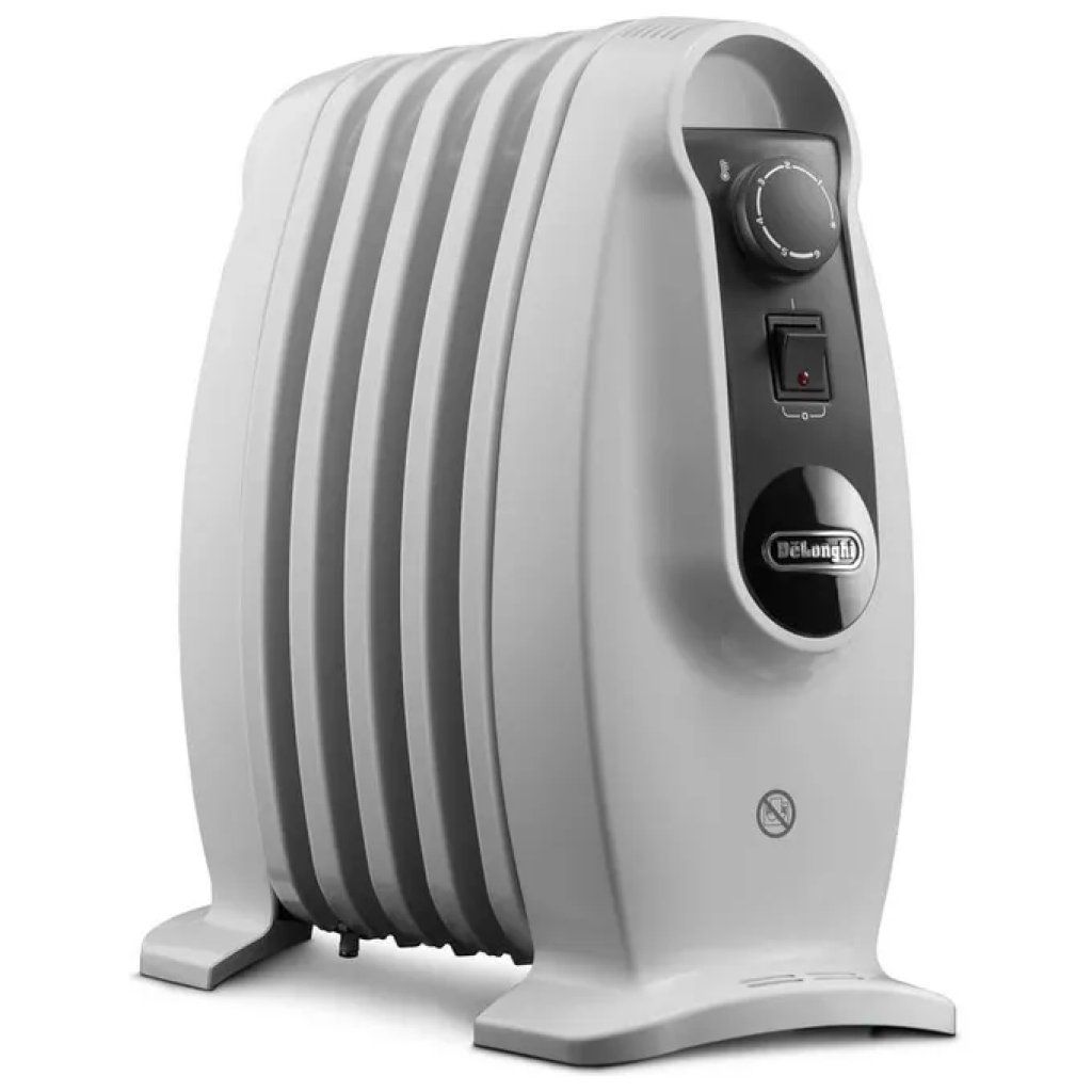 DELONGHI De’Longhi TRNS0505M Radiatore a Olio 500 W, 5 Elementi, Bianco