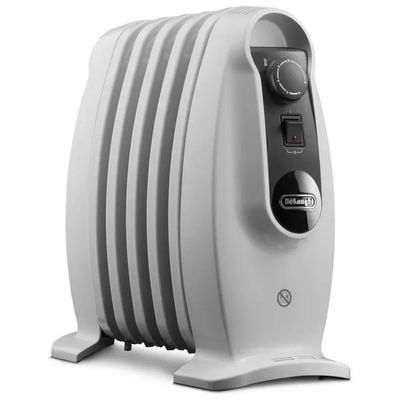DELONGHI De’Longhi TRNS0505M Radiatore a Olio 500 W, 5 Elementi, Bianco DELONGHI De’Longhi TRNS0505M Radiatore a Olio 500 W, 5 Elementi, Bianco