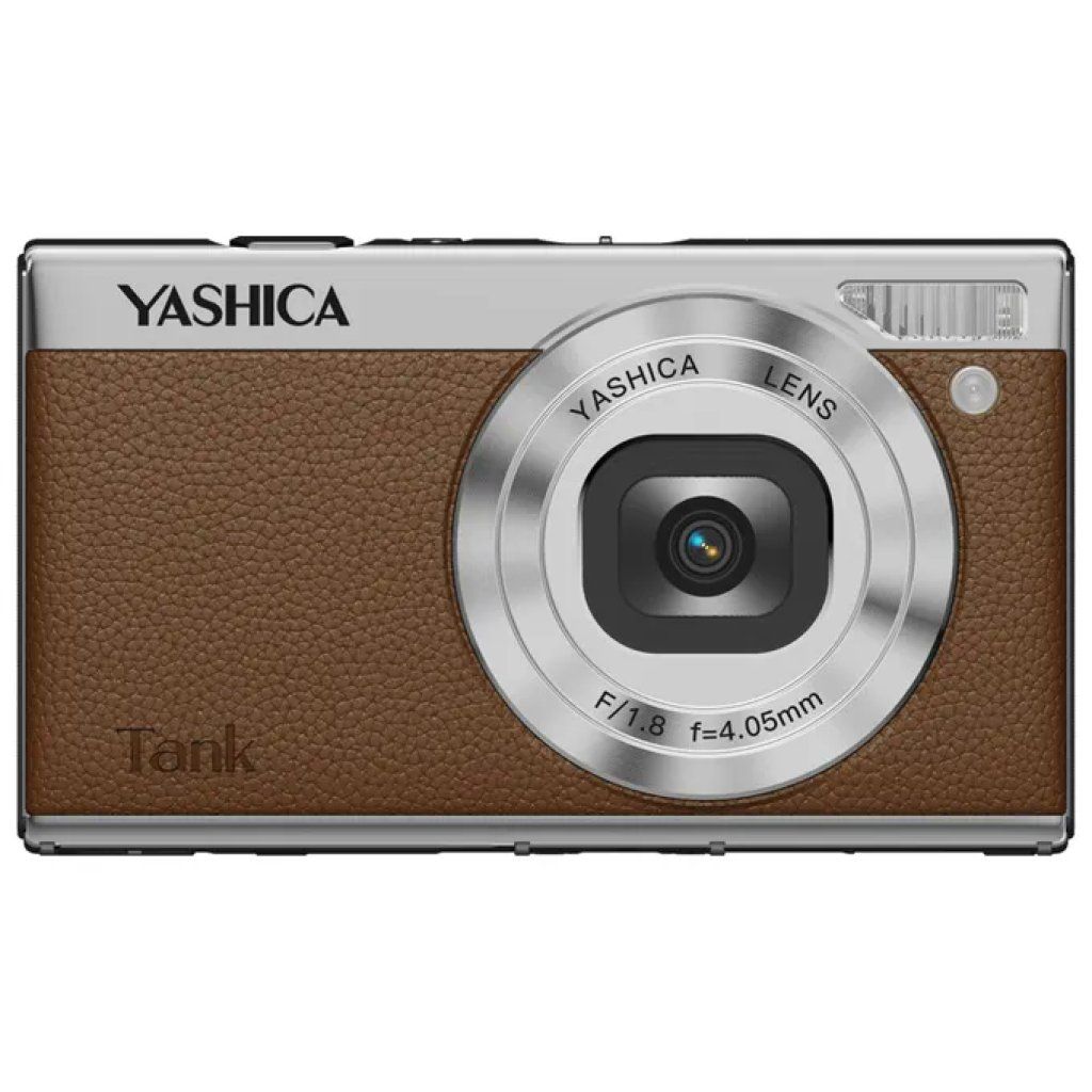 Yashica Tank Compact Fotocamera Digitale 12 MP 4K Marrone Yashica Tank Compact Fotocamera Digitale 12 MP 4K Marrone