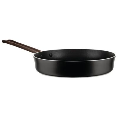 Alessi Edo PU113/28 B Padella antiaderente a induzione, 28 cm, marrone