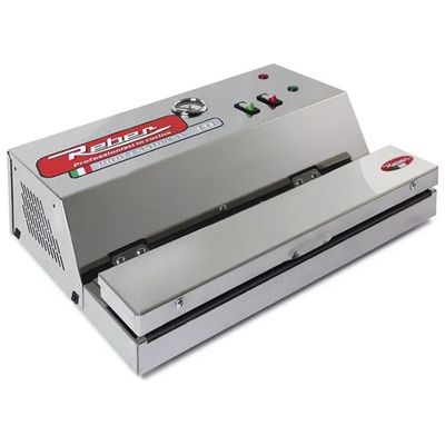 Reber 9709NE EcoPro 30 Macchina per Sottovuoto Automatica 200W 850 mbar 18 L-min Barra 32 cm colore Inox Reber 9709NE EcoPro 30 Macchina per Sottovuoto Automatica 200W 850 mbar 18 L-min Barra 32 cm colore Inox