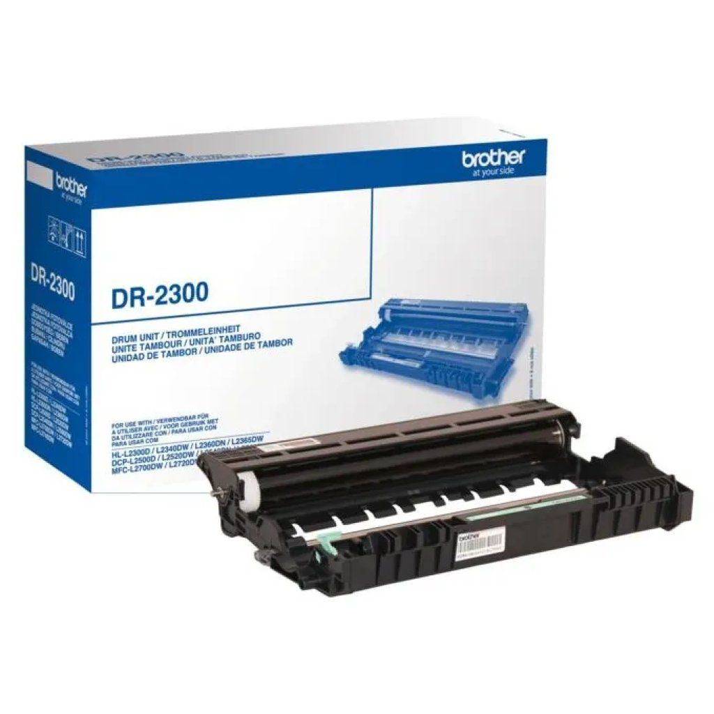 Brother DR-2300 Tamburo Originale per Stampante Laser, Nero, 12.000 Pagine