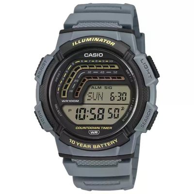 Casio WS-1800-2AVEF Orologio Digitale Sportivo Grigio e Blu Casio WS-1800-2AVEF Orologio Digitale Sportivo Grigio e Blu