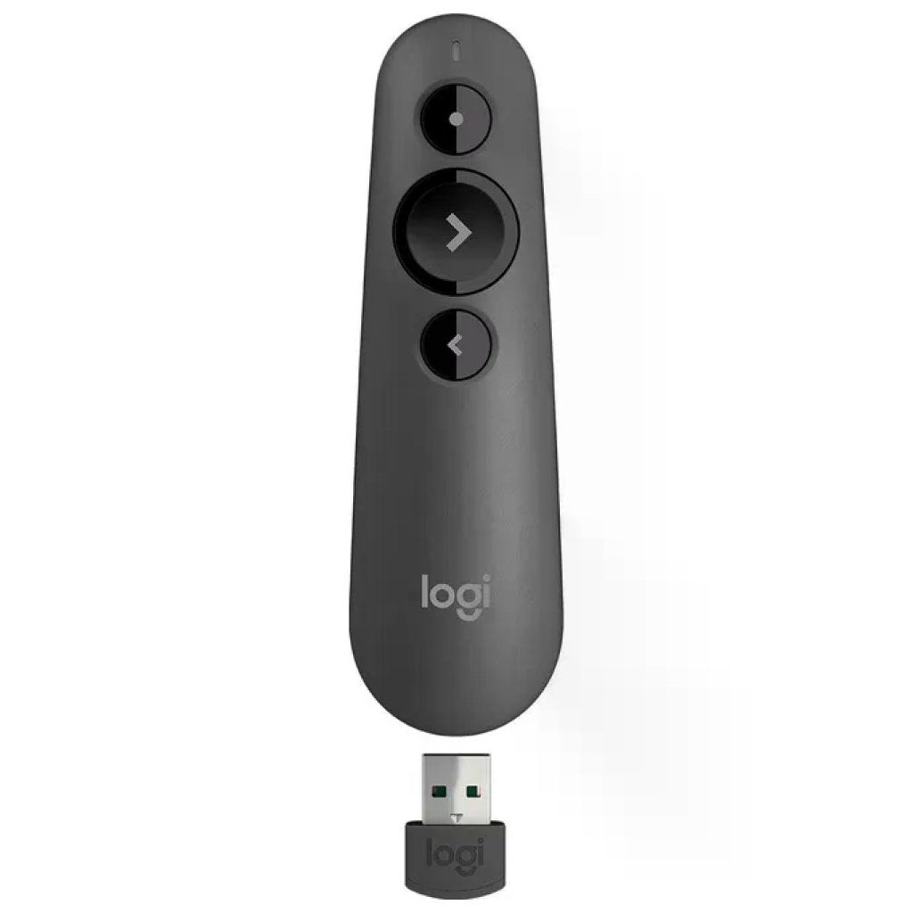 Logitech R500 – Puntatore wireless per presentazioni, grafite Logitech R500 – Puntatore wireless per presentazioni, grafite