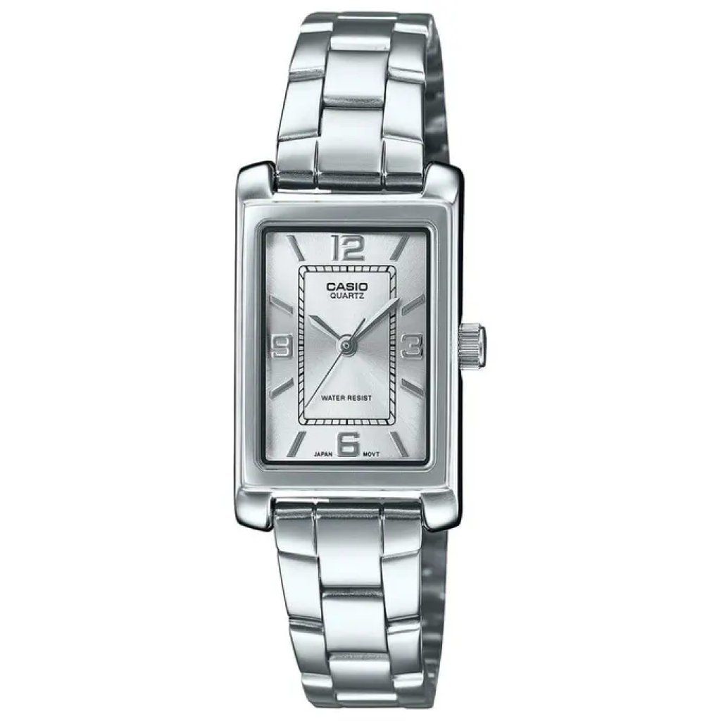 Casio LTP-1234PDD-7AEF Orologio da Donna Quarzo Acciaio Inossidabile Argentato colore Argentato