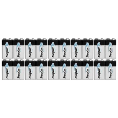 Energizer Max Plus – Batterie alcaline 9V, confezione da 20 Energizer Max Plus – Batterie alcaline 9V, confezione da 20