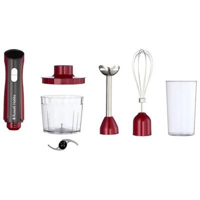 Russell Hobbs Desire 27140-56 Frullatore a Immersione 3 in 1, 500 W, Rosso Russell Hobbs Desire 27140-56 Frullatore a Immersione 3 in 1, 500 W, Rosso