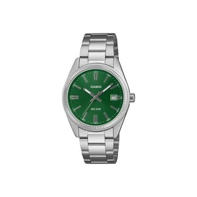 CASIO Orologio Casio UTP-1302PD-3A1VEF unisex con quadrante verde CASIO Orologio Casio UTP-1302PD-3A1VEF unisex con quadrante verde