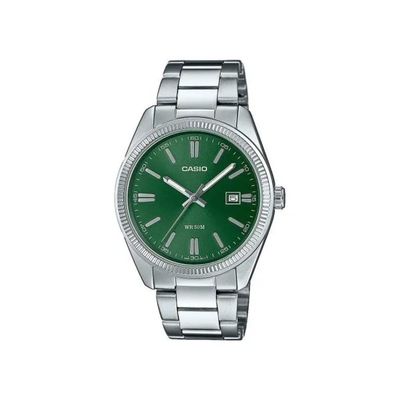 Casio MTP-1302PD-3AVEF Orologio Uomo Verde e Acciaio Casio MTP-1302PD-3AVEF Orologio Uomo Verde e Acciaio