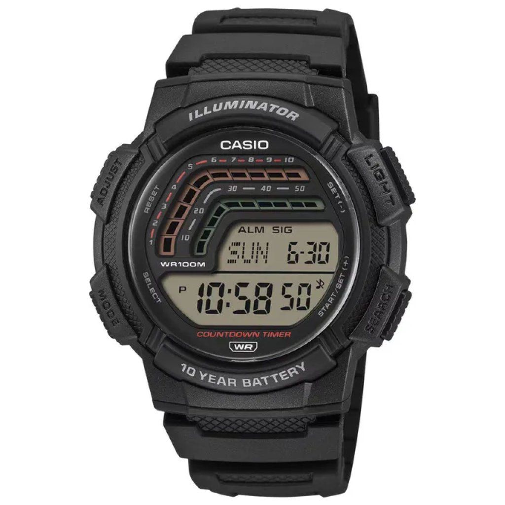 Casio WS-1800-1AVEF Orologio Digitale Unisex Nero Casio WS-1800-1AVEF Orologio Digitale Unisex Nero