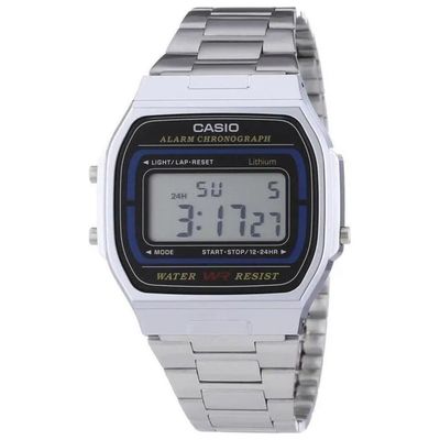 Casio Vintage A164WA-1VES Orologio Digitale Unisex in Acciaio Casio Vintage A164WA-1VES Orologio Digitale Unisex in Acciaio