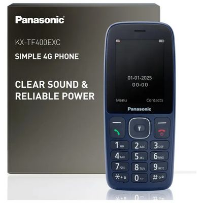 Panasonic KX-TF400EXC Telefono Cellulare 4G VoLTE Blu Panasonic KX-TF400EXC Telefono Cellulare 4G VoLTE Blu