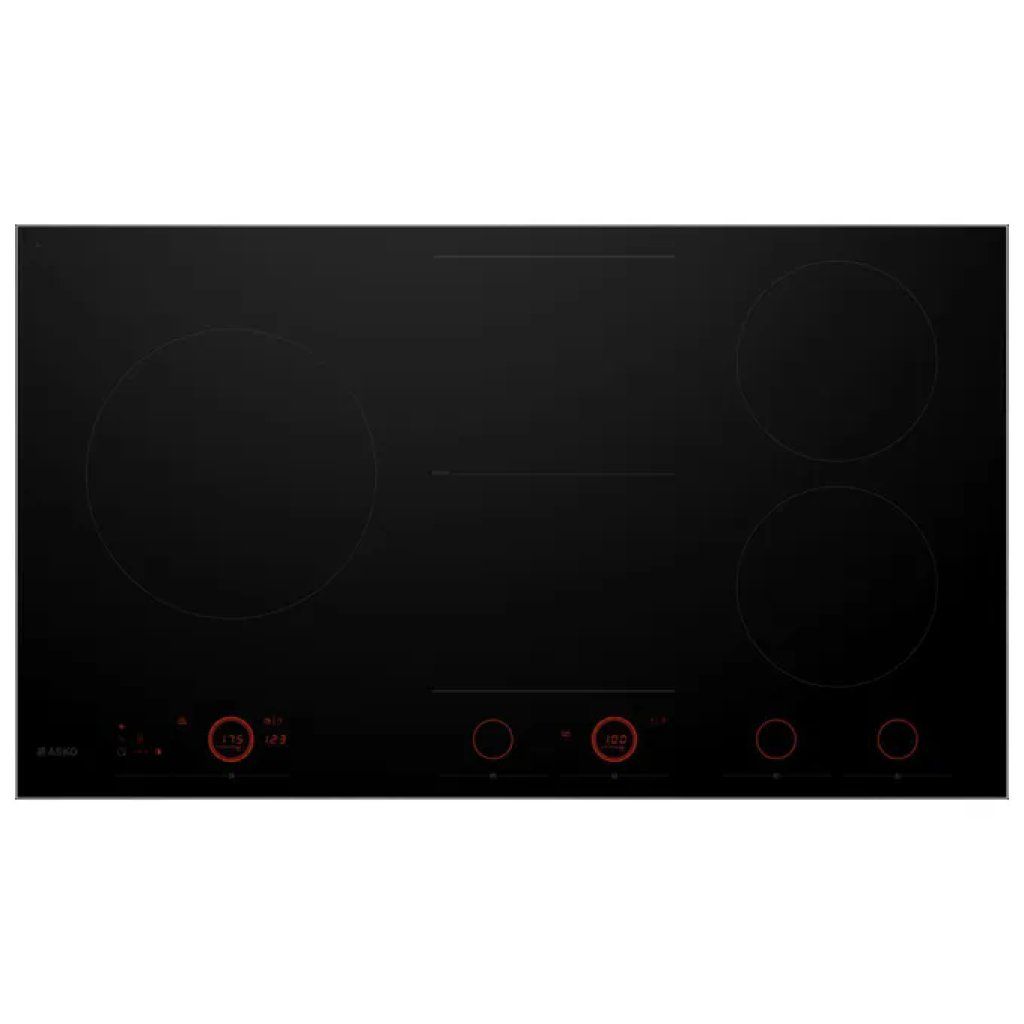 ASKO Piano Cottura a Induzione da Incasso 90 cm 5 Fornelli Nero ASKO Piano Cottura a Induzione da Incasso 90 cm 5 Fornelli Nero