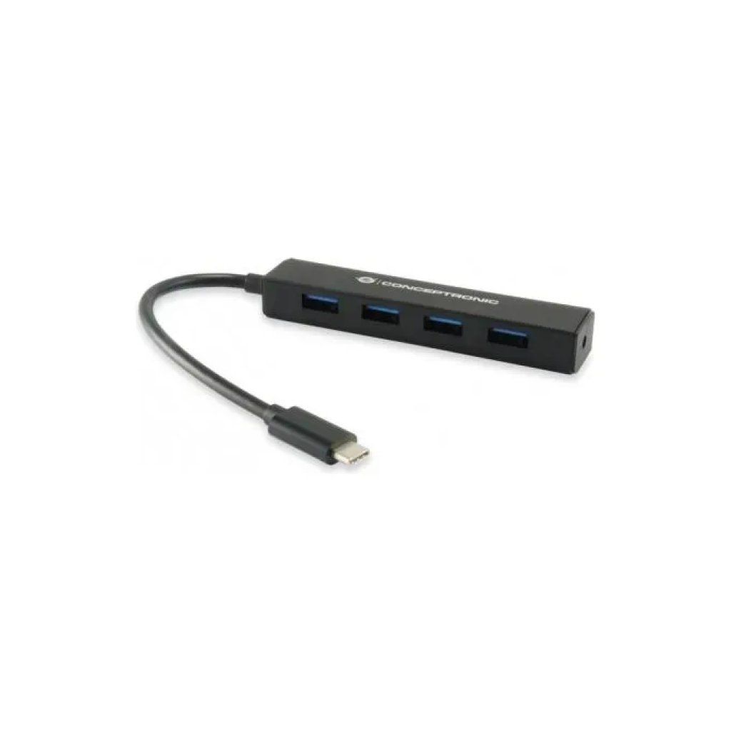 Conceptronic CTC4USB3 Hub USB-C con 4 porte USB 3.0 Conceptronic CTC4USB3 Hub USB-C con 4 porte USB 3.0
