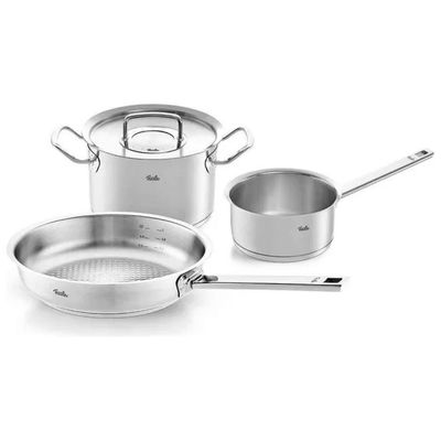 Fissler Original Profi Collection – Set di pentole 3 pezzi in acciaio inox Fissler Original Profi Collection – Set di pentole 3 pezzi in acciaio inox