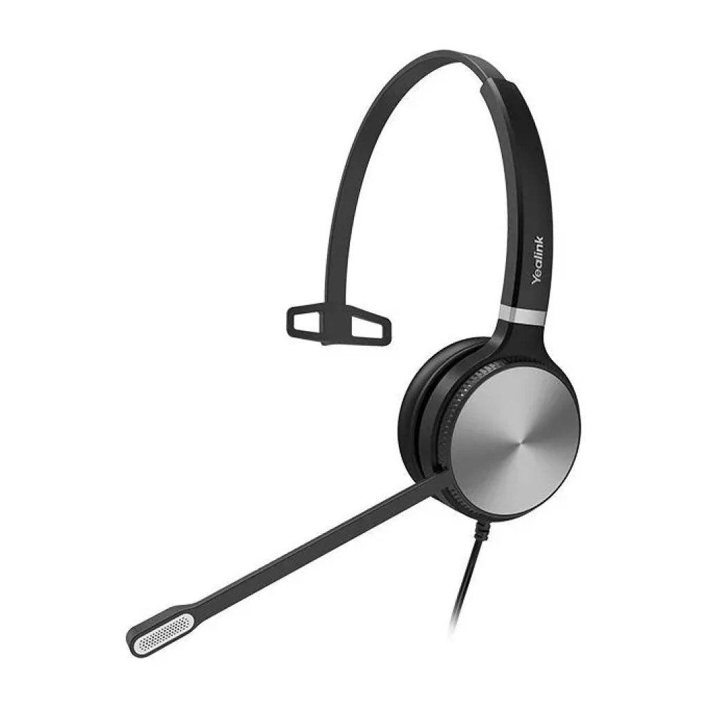 Yealink YHS36 Auricolare Monoaurale Cablato RJ9 Nero e Argento Yealink YHS36 Auricolare Monoaurale Cablato RJ9 Nero e Argento