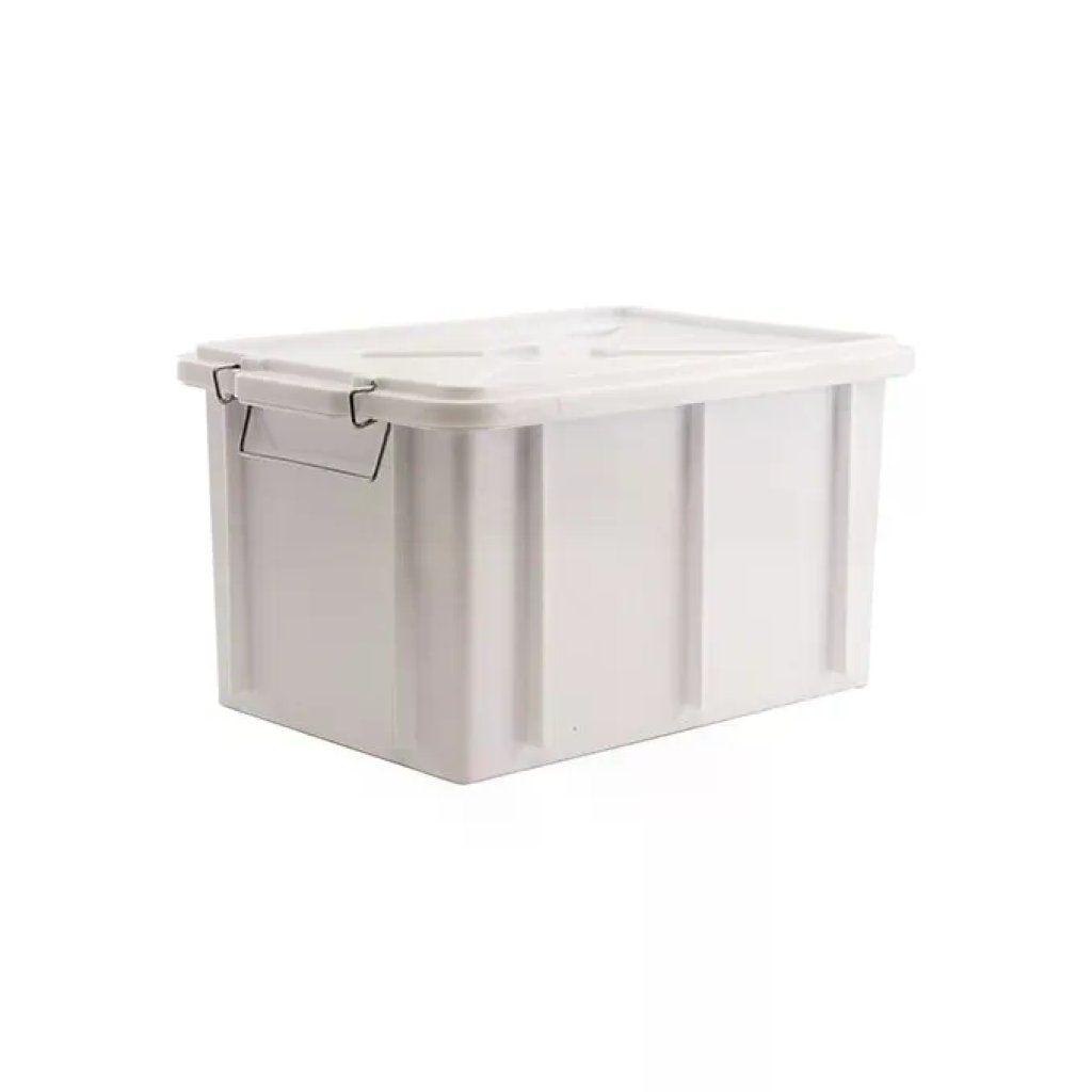 GIGANPLAST Cassetta box bianca GIGANPLAST con coperchio, 35 × 25 × 20 cm