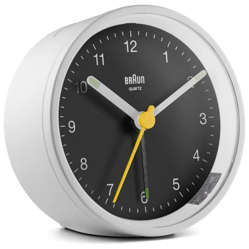 Braun BC 12 WB Sveglia al Quarzo Bianca Braun BC 12 WB Sveglia al Quarzo Bianca