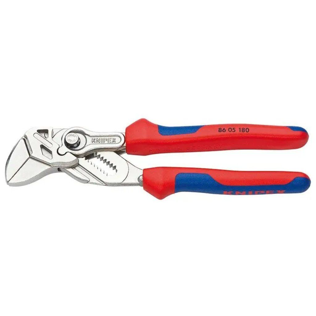 KNIPEX 86 05 180 Pinza Chiave Regolabile Cromata, 18 cm