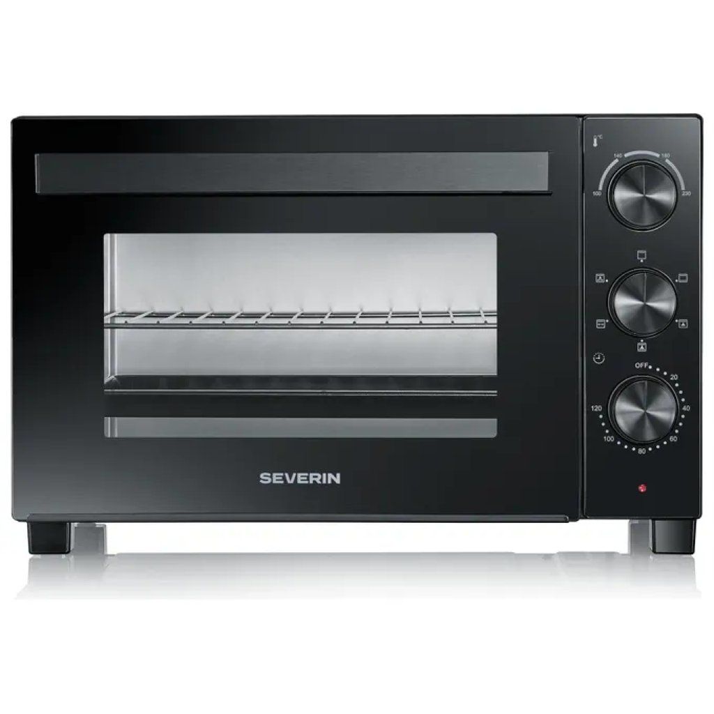 Severin TO 2075 Forno con Tostapane 30 L 1600 W Funzione Grill e Rotisserie (45.3x40x34.5 cm) colore Nero Severin TO 2075 Forno con Tostapane 30 L 1600 W Funzione Grill e Rotisserie (45.3x40x34.5 cm) colore Nero