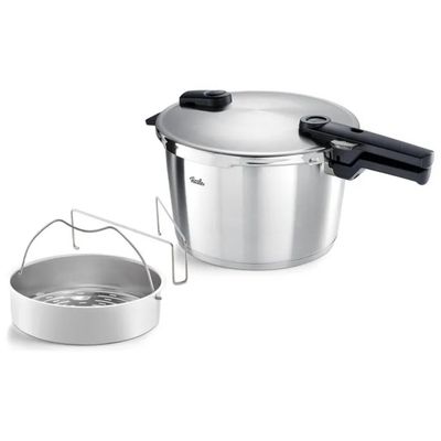Fissler Vitaquick 602-810-08-070-0 Pentola a Pressione 8 L Diametro 26 cm Acciaio Inox Induzione Fissler Vitaquick 602-810-08-070-0 Pentola a Pressione 8 L Diametro 26 cm Acciaio Inox Induzione