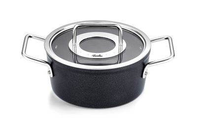 Fissler Adamant Pentola Antiaderente 18 cm con Coperchio in Vetro