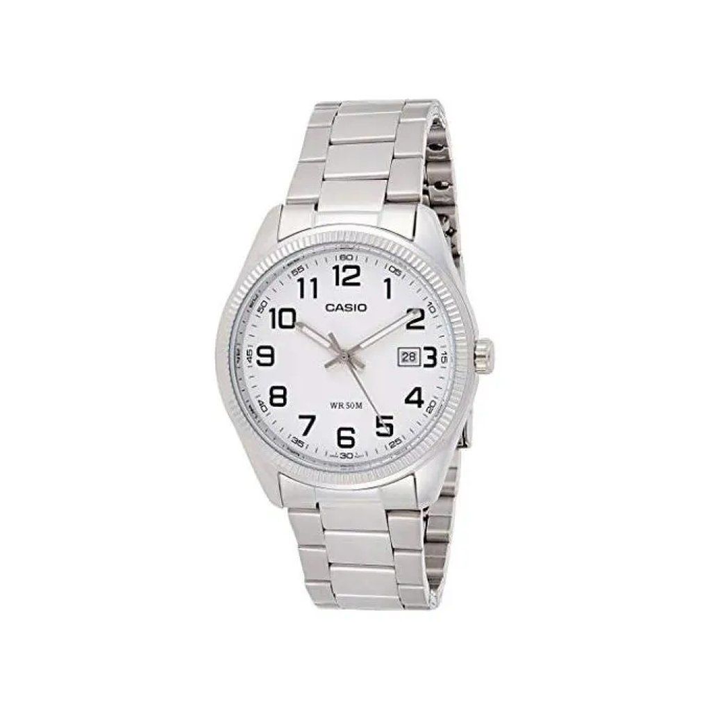 Casio MTP-1302PD-7BVEF Orologio Uomo Argento con Datario Casio MTP-1302PD-7BVEF Orologio Uomo Argento con Datario