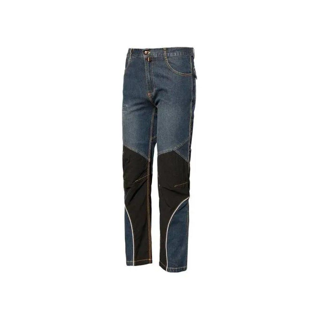 Issaline 8838B First Class – Pantaloni da lavoro jeans stretch blu e neri