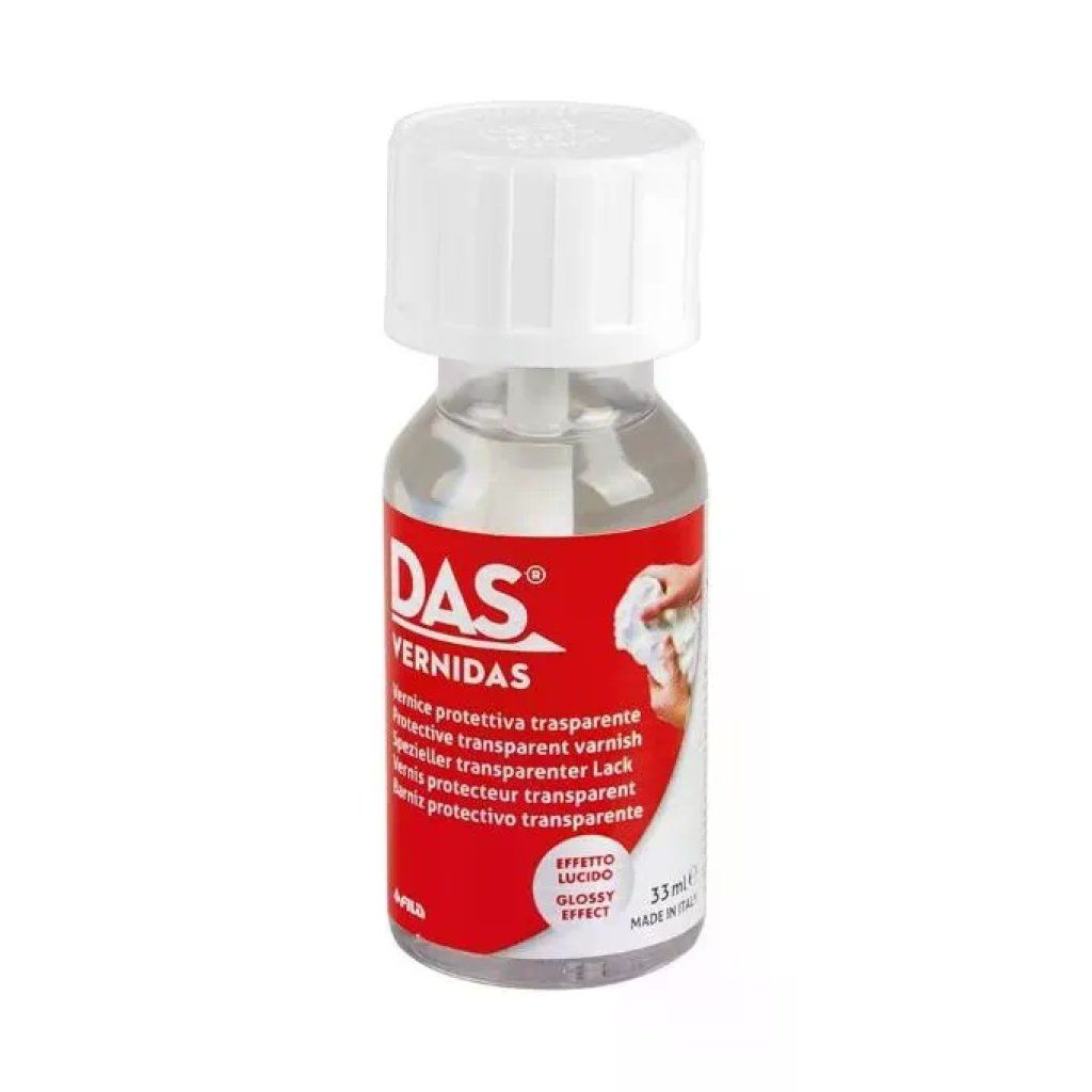 DAS VerniDas Vernice Protettiva Trasparente Lucida 33 ml DAS VerniDas Vernice Protettiva Trasparente Lucida 33 ml