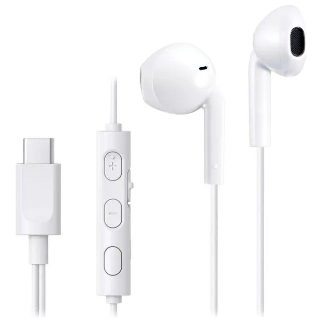 JVC HAFR17UC-W Auricolari In-Ear con Microfono USB-C DAC Integrato IPX2 colore Bianco