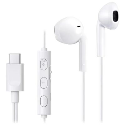 JVC HAFR17UC-W Auricolari In-Ear con Microfono USB-C DAC Integrato IPX2 colore Bianco