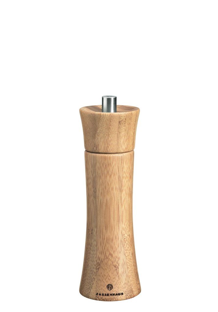 Zassenhaus Frankfurt macinapepe in bambù, 18 cm