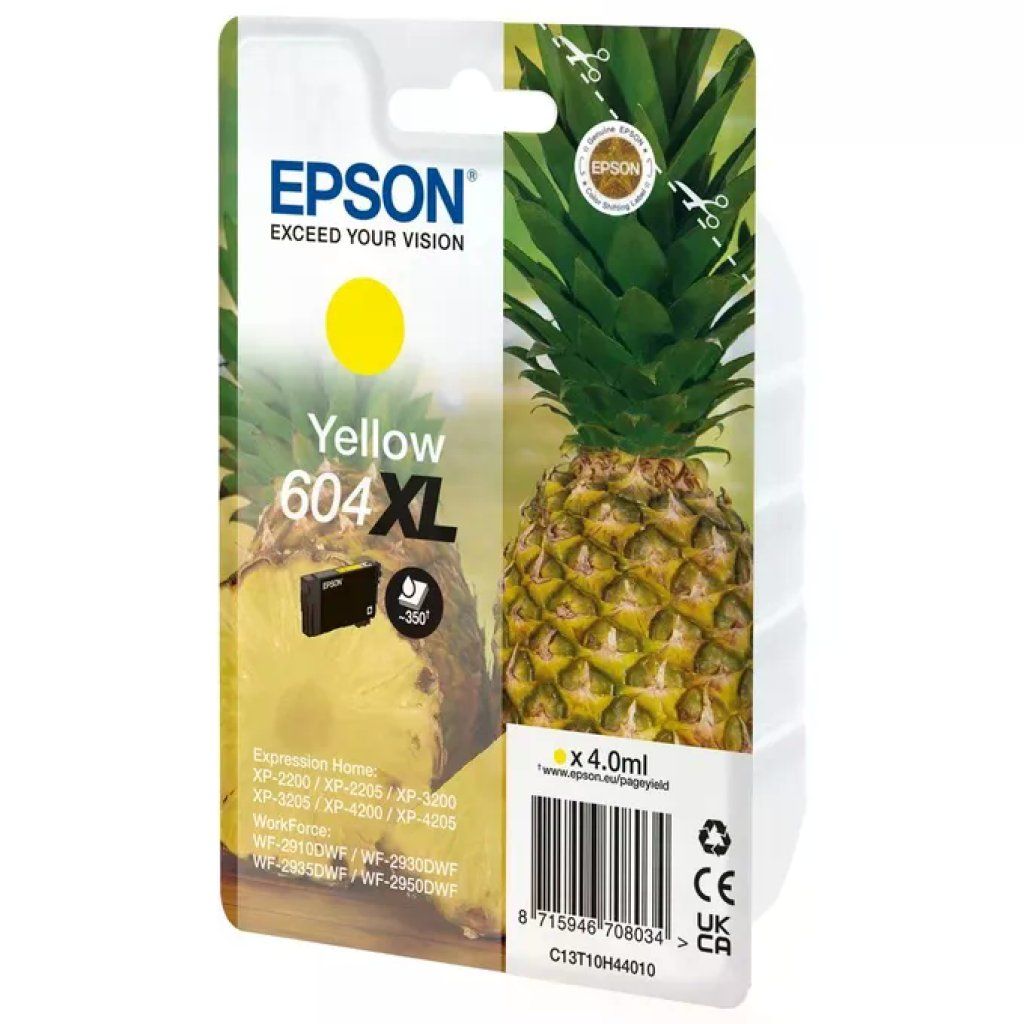 Epson 604XL Cartuccia d'Inchiostro Originale 4 ml per Expression Home XP-2200 XP-3200 XP
