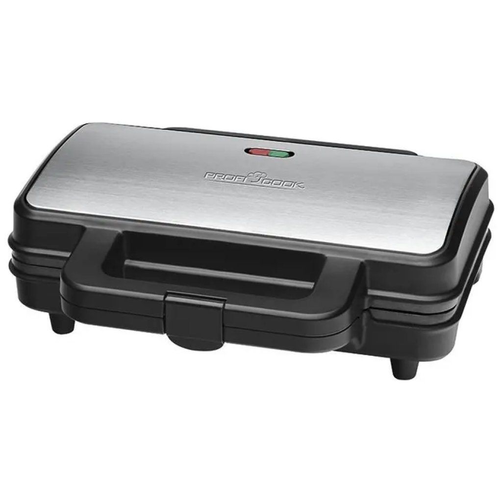 Proficook PC-ST 1092 Tostiera elettrica 900 W, nero e acciaio inox Proficook PC-ST 1092 Tostiera elettrica 900 W, nero e acciaio inox