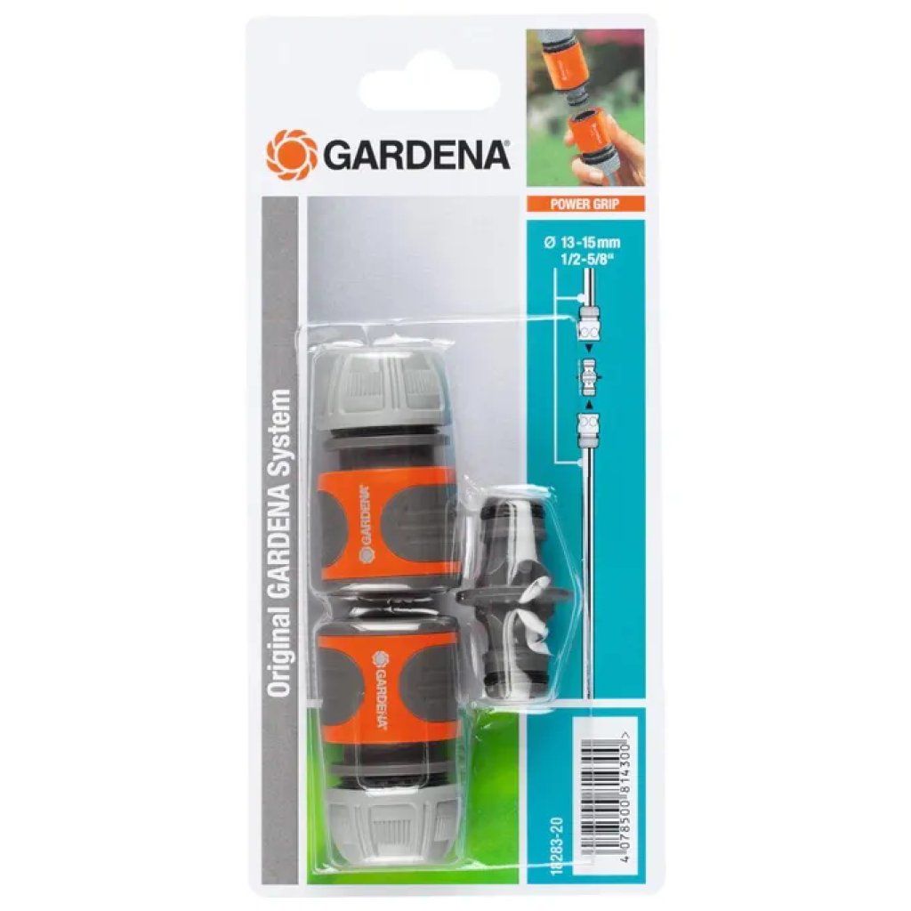 Gardena 18283-20 Set raccordi rapidi per tubo da giardino Gardena 18283-20 Set raccordi rapidi per tubo da giardino