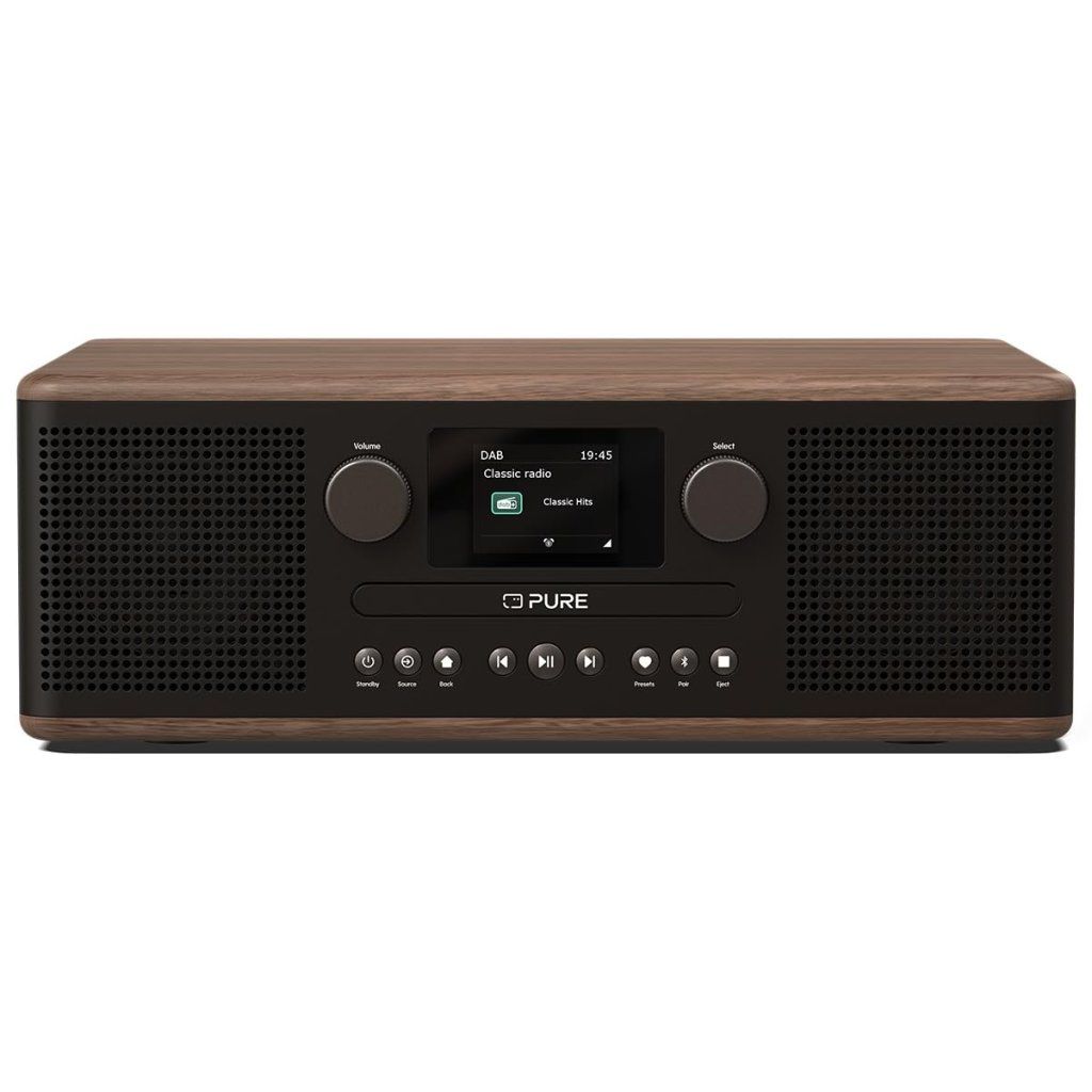 Pure Classic C-D6 Radio DAB+/FM con Lettore CD e Bluetooth – Coffee Black Pure Classic C-D6 Radio DAB+/FM con Lettore CD e Bluetooth – Coffee Black