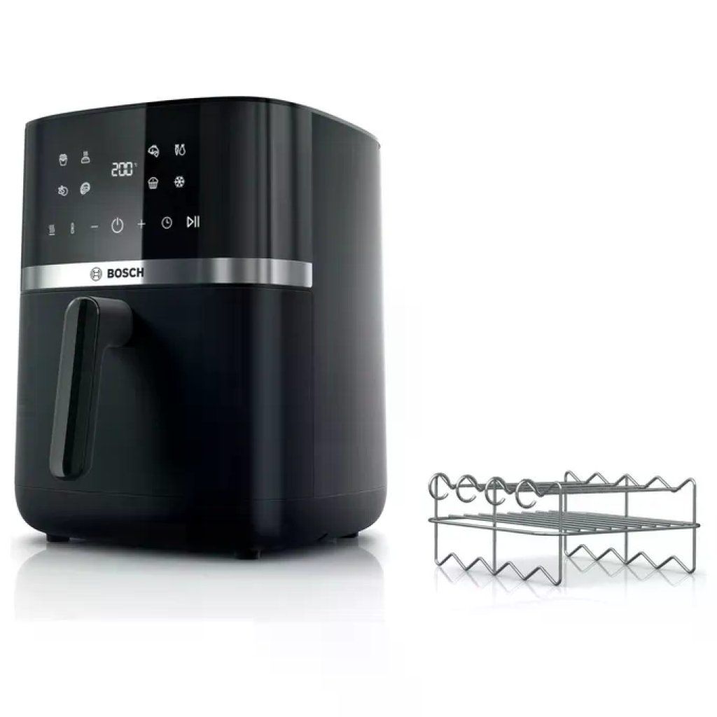 Bosch MAF462B1 Serie 4 Friggitrice ad aria 6.1 L 2050 W 9 programmi Display Touch colore Nero Bosch MAF462B1 Serie 4 Friggitrice ad aria 6.1 L 2050 W 9 programmi Display Touch colore Nero