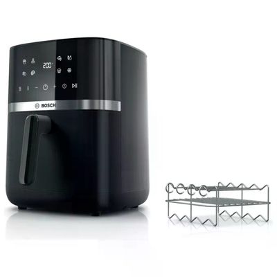 Bosch MAF462B1 Serie 4 Friggitrice ad aria 6.1 L 2050 W 9 programmi Display Touch colore Nero Bosch MAF462B1 Serie 4 Friggitrice ad aria 6.1 L 2050 W 9 programmi Display Touch colore Nero