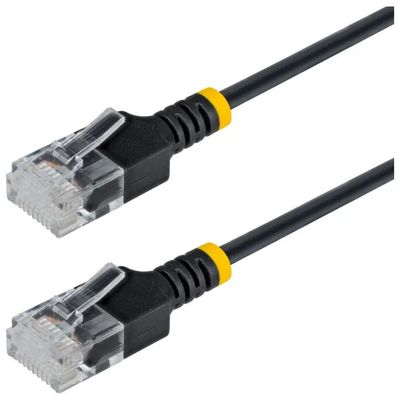 StarTech.com Cavo Ethernet Cat6a UTP Ultra Slim 50 cm Nero StarTech.com Cavo Ethernet Cat6a UTP Ultra Slim 50 cm Nero