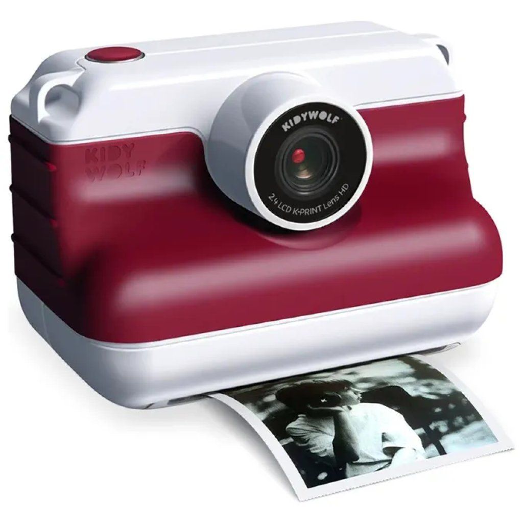 KIDYWOLF K-PRINT Fotocamera Istantanea Selfie Rossa