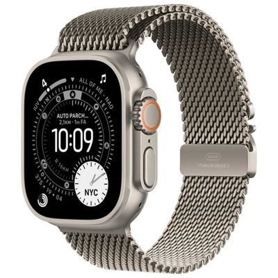 Apple Watch Ultra 3 GPS + Cellular, cassa in titanio naturale da 49 mm